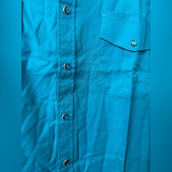 Coevals Club Mens Western Cowboy Pearl Snap Dress Long Sleeve Shirt - Picture 11 of 16